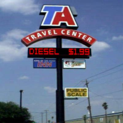 DCI LED Single Color Digital Display